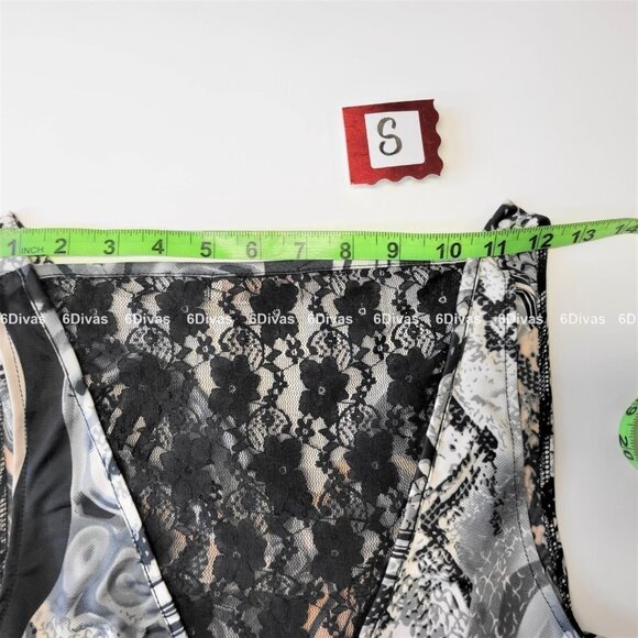 Spicy Sugar Black and White Sleeveless Body Hugging Dress Size S and Size M - Picture 7 of 9